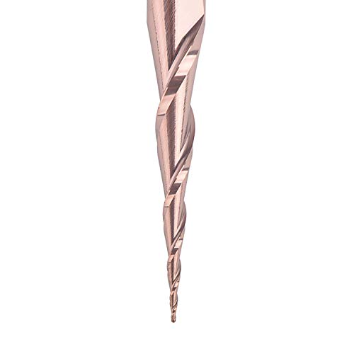Spetool W01005 4Pcs Tapered Ball Nose End Mill 1/4 Inch -3 Inch thumb #7