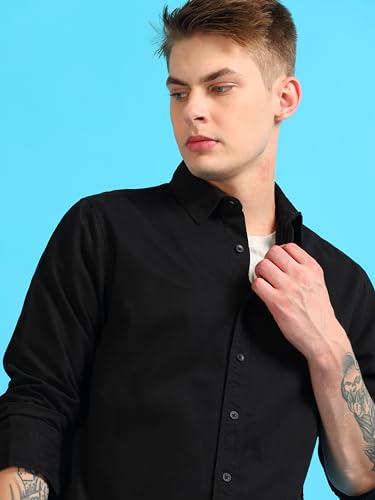 Image of StitchX Men's Full Sleeve Core Essentials Twill Over-Dyed Shirt XS-2XL