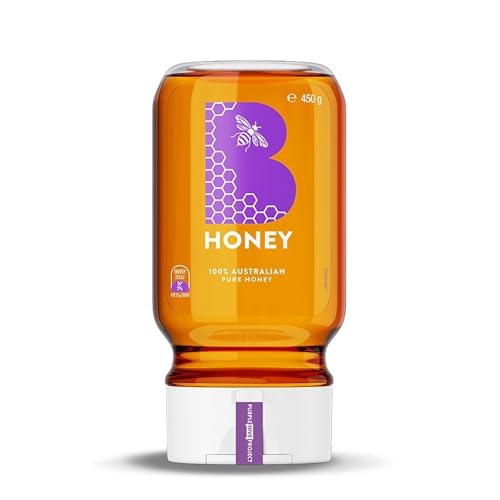 B Honey Squeeze 100% Pure Australian Honey, Squeezy Bottle 450G