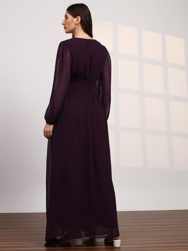 Image of Globus Women Dress (8909389034557 Burgundy L)