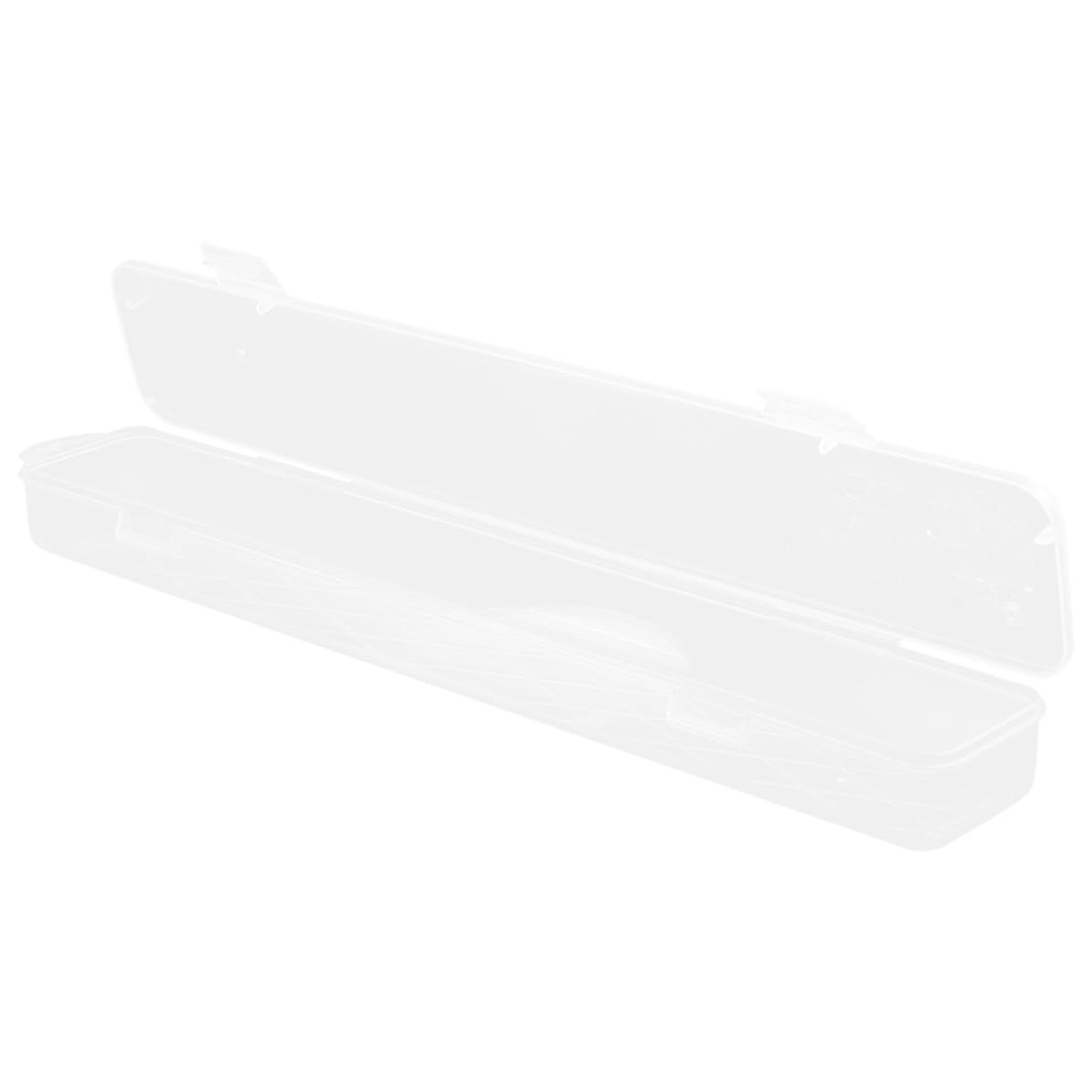 Zerodeko 3 Pezzi Scatola Porta Pennelli Trasparente Multifunzione in Plastico, Organizer Portatile per Make-up e Cancelleria, per Home Organizing e Studenti D'arte
