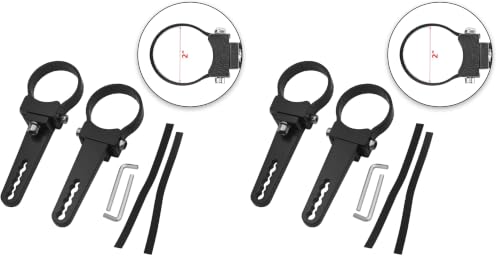 Image of Wsays 2 PCS 2 inch UTV ATV Roll Bar Light Mount for 2 inch Round Tube Bar (Pack of 2)