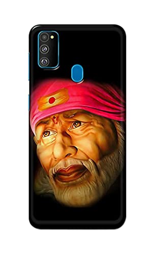 Image of PRINTFIDAA Sai Baba Lord Shiridi Great God Hinduism Religious Hard Back Cover for Samsung M30s / Samsung M21, SM-M307FN / DS, SM-M307F / DS Back Cover -(P6) KAT1002