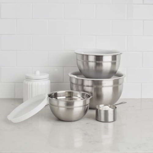 Cuisinart Mixing Bowl Set, Nesting Bowls, Stainless Steel, 3-Piece - image 7