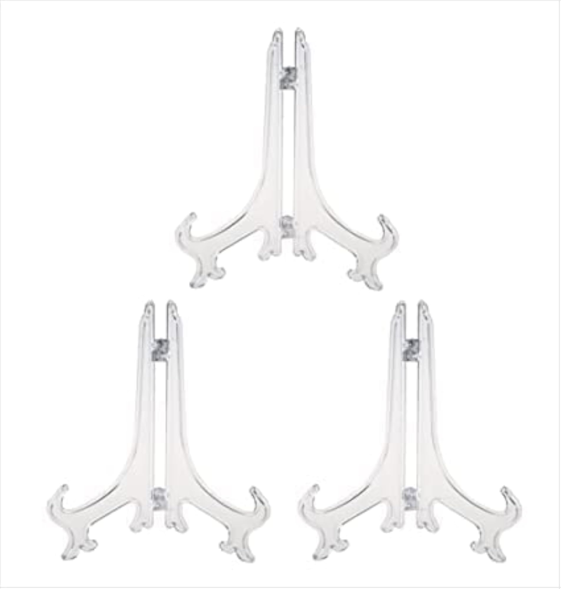 Acrylic Easel Stand for Displaying Picture Frames & Art, 7 Inch