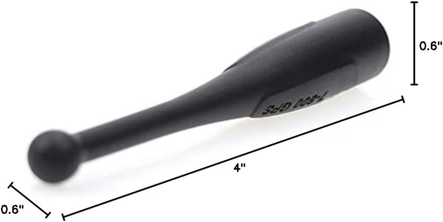 Diagram showing the dimensions of the LUITON NAR6595_N short antenna