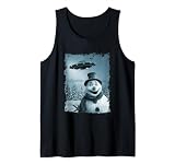 Alien UFO Selfie Muñeco de nieve Nave espacial Weirdcore Camiseta sin Mangas