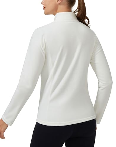 Pioneer Camp Women's Polar Fleece Quarter Zip Pullover Long Sleeve Lightweight Sweatshirt Thermal Athletic Base Layer Tops3