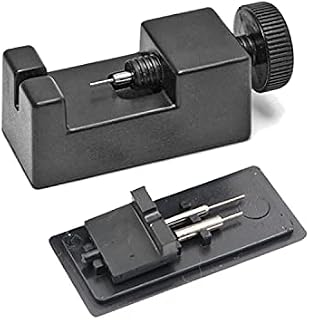 LAIYOHO 1 Piece Watch Strap Link Remove Repair Tool Kit with 2 Extra Pins Watch Pin Remover Tool for Watch Band Link Pin Removal and Watch Sizing(Black)