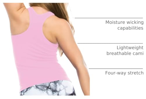 Image of Kurve Premium Girls Seamless Supersoft Wide Strap Comfortable Racerback Tank (Made with Love in The USA)