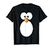 Divertente costume di Halloween Pinguino nero Maglietta