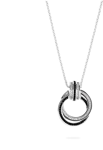 JETTE Damen-Kette 925er Silber 50 Zirkonia One Size 88601645