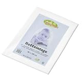 waschbar bis 95°C Odenwälder BabyNest Betteinlage Molton weiss Größe 90x100 cm