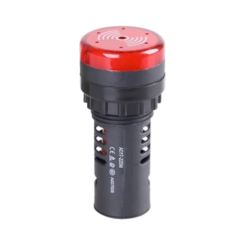 Axeoahra AD17-22SML/DC Signalhorn mit roter Leuchte