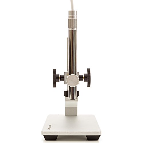 Opti-Tekscope Digital USB Microscope Camera- Advanced CMOS Sensor, True High Definition Macro 200x Zoom Imaging –1600 x 1200, Video, Superior Industrial Quality Base, 8 LED, Windows Mac Linux Chrome!