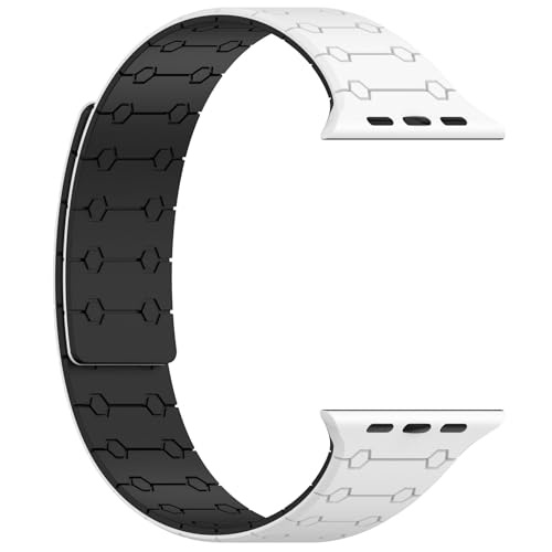 Image of Velour Silicone Watch Strap Compatible with Apple Watch 41mm, 40mm & 38mm, for iWatch Series SE, SE2,10 9, 8, 7, 6, 5, 4, 3 -Sport Loop for Men & Women(Watch Not Included)