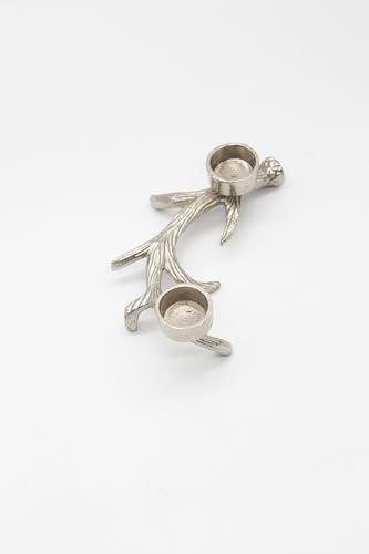Marco Paul Silver Metal Stag Tea Light Candle Holder Antler Ornament Candelabra Tealight Candle Holders Wedding Christmas Table Centrepiece Mantlepiece Home Decoration Ornaments for Living Rooms - Cosy Home Interiors Marco Paul Silver Metal Stag Tea Light Candle Holder Antler Ornament Candelabra Tealight Candle Holders Wedding Christmas Table Centrepiece Mantlepiece Home Decoration Ornaments for Living Rooms - Image 7