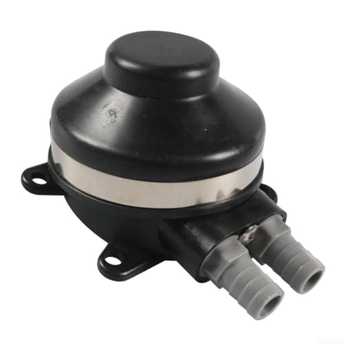 Sumsoctober Schwarze Fußpumpe, Marine Fuß Wasserpumpe Manuelle Wasserpumpe für Boote Waschbecken RV Toilette Marine Fußpresse Selbstansaugende Yacht Zubehör