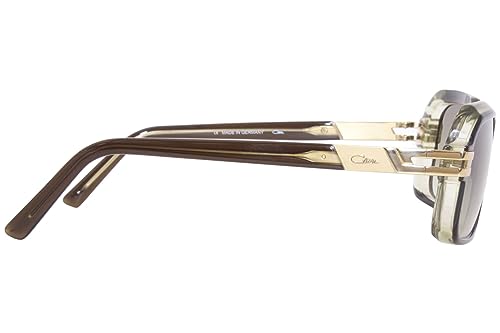Cazal 6004/3 016 Sunglasses Men's Olive Transparent/Brown Gradient 56mm3