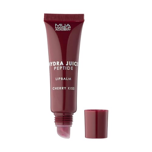 MUA Makeup Academy Hydra Juice Peptide Lip Balm, Cherry Kiss, Vegan & Cruelty Free, 10 ml MUA Makeup Academy Hydra Juice Peptide Lip Balm, Cherry Kiss, Vegan & Cruelty Free, 10 ml
