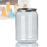 PxkVrin Vasos selladores de latas de plástico Desechables a Prueba de Fugas, con Tapas de Aluminio, Paquete de 200, para Jugo, Leche, Bebidas, compatibles con máquina selladora de latas. A-700ML