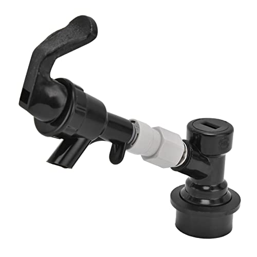 JTLB Beer Tap Plug, Portable Beer Dispenser, Health, Black Exquisite Design, Easy to Use, Suitable for Parties, Picnics, Weddings, with Lock, for Beer