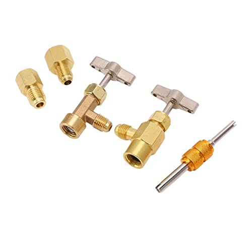 Dispensador de refrigerante R1234Yf con válvula de latón miniatura 2