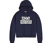  Tommy Hilfiger Mädchen, Kinder Sweatshirt Hoodie silber14 (164)