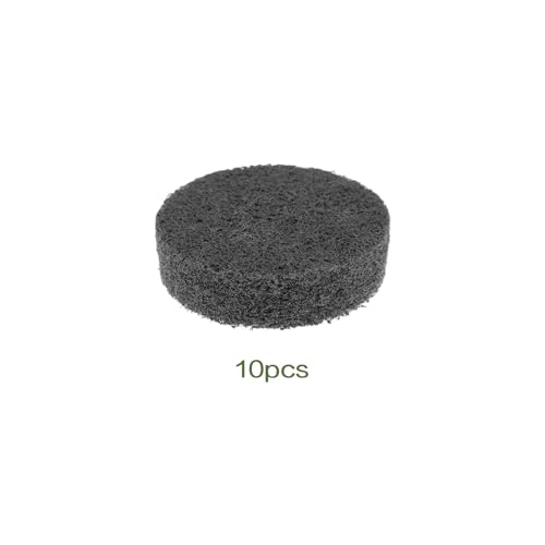 EMSea 10 X 2 Zoll BHA-Schnellwechselscheiben Zur Oberfl?chenvorbereitung (ultrafein) H?rte 9p Siliziumkarbid-Nylon Zum Schleifen von Metall Grau