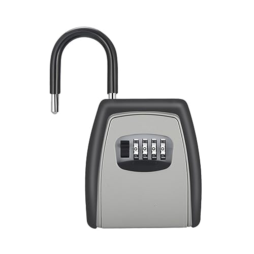 ROMISBABA Scatola Portachiavi Combinazione con Codice Resettabile per Esterni Installazione Facile per Chiavi Combinazioni Adatta per Emergenze e Attività