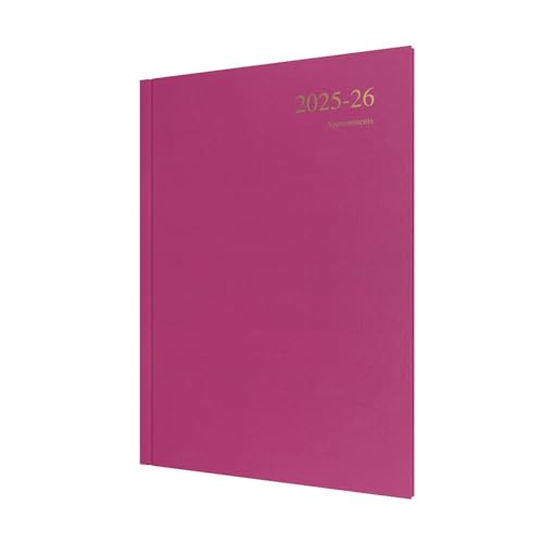 Collins 'Essentials' 12 Month Mid/Academic Year Planner, July 2025-July 2026 - Essa43M.63-2526 - Week-To-View Appointments Diary, A4 Hard Cover, Deep 