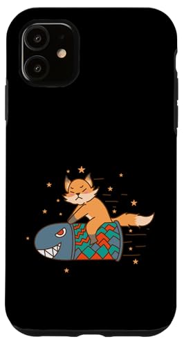 Fox on Rocket �ʔ����Ă��킢���������� �X�}�z�P�[�X iPhone 11 �p