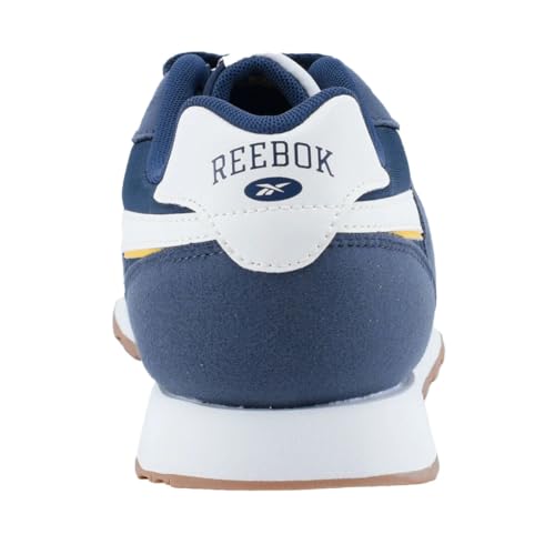 Reebok Men's Classic Nylon Sneaker, Brave Blue/Chalk, 10