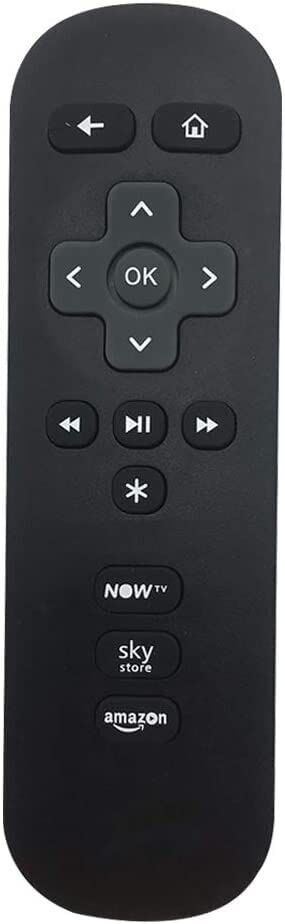 Remote Control Replacement for NOW TV BOX ROKU 1 2 3 EXPRESS SMART BOX SKY TV Smart Box 2400SK 4200SK 4201SK 4500SK (NOT FOR NOW TV SMART STICK)