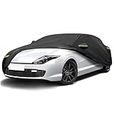 Funda Coche NEVERLAND 420D SUV Cubierta De Coche, Universal Impermeable Anti-UV Negro, Funda de Coche para Exteriores a Prueba de Nieve con Bandas Reflectantes 530x200x150CM