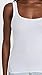 rag & bone Women's The Essential Rib Scoop Neck Tank, White, XL
