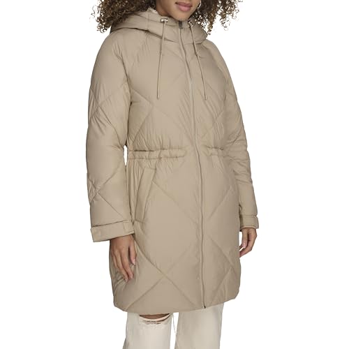 Levi's Women's Soft Sherpa Lined Diamond Quilted Long Parka Jacket (Standard & Plus Sizes)2