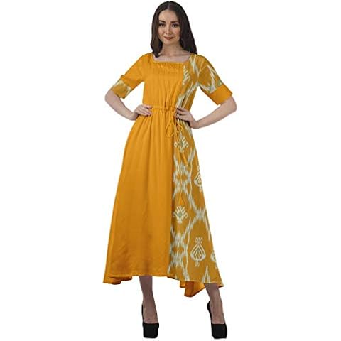 Vestido Midi Impreso Viscosa Santoon Moomaya Cover