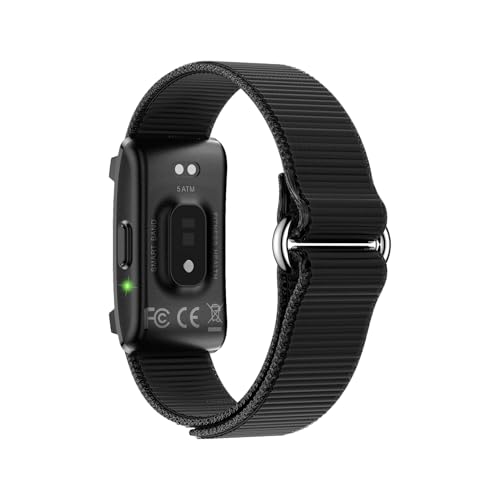Image of Premium Metal Fitness Band 50-Day Battery SpO2 Heart Rate AI Health (Black)