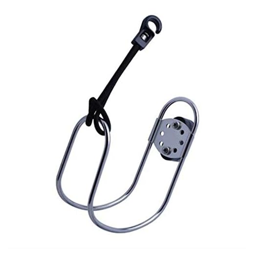 Lifebuoy - Supporto per anello marino, in acciaio INOX, a forma di ferro di cavallo, argento