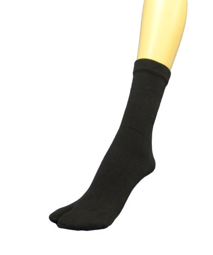 Image of COUVER Quarter - Midcalf High Flip Flop, Split toe Socks for Women, Tabi Big Toe Socks