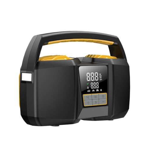 Compresor portátil de 12V con inflador doble para solucionar pérdidas de aire en ruta