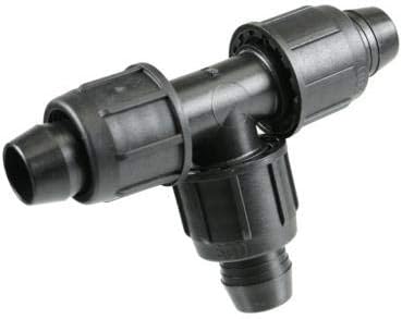 Drip Depot Sustainable Village Irritec Perma-Loc Tubing Tee - Size : 3/4