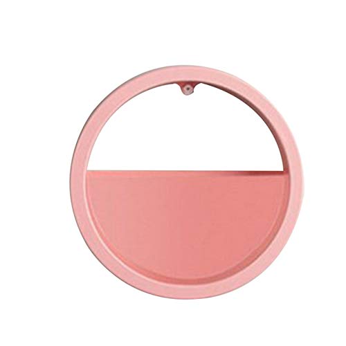 gerFogoo Macetas de pared modernas para suculentas, redondas, de metal, de hierro, para interiores, vertical, para colgar en la pared (PK2 (L))