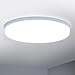Combuh Plafoniera LED 48W 4320Lm Facile da Installare Lampada da Soffitto per Camere da Letto Stile Moderno Salotti Cucina Bianco Freddo 6500K Rotonda Ø30CM