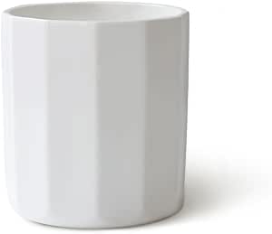 MU MO Kaffeetasse Aus Keramik – Weißes Porzellan, Spülmaschinengeeignet, Für Cappuccino & Tee