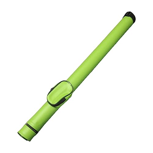 UGPLM Billiards Pool Cue Case, Snooker Cue Case Billiard Rod, Sleeve Organizer, PU Leather, Professional Pouch, Portable Billiard Carrying Case, Green
