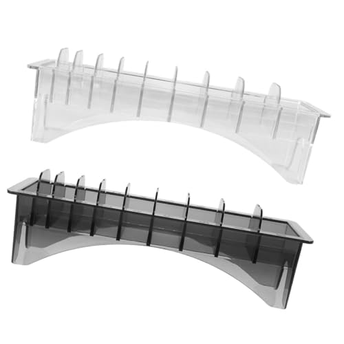 SOESFOUFU 2 Pcs Clipper Guard Holder Stand Barber Supplies Clipper Comb Holder Case