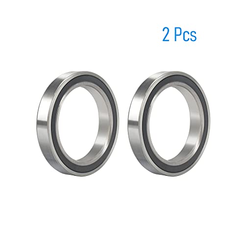 Focmkeas 6806-2RS 2 Pcs Deep Groove Ball Bearing 30×42×7Mm Double Black Rubber Shielded Ball Bearing Chrome Steel P0 Z2 Bearing thumb #1