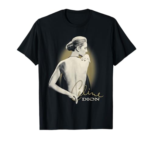 Offizielles Celine Dion Backless Foto T-Shirt